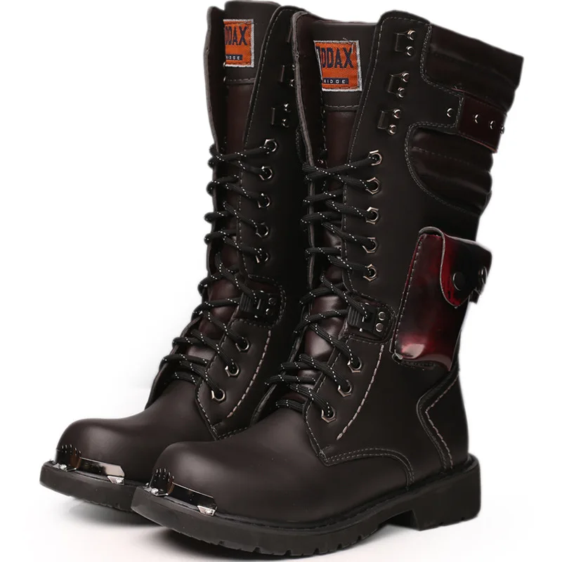 Craft Tools - Hommes genou haute bottes en cuir