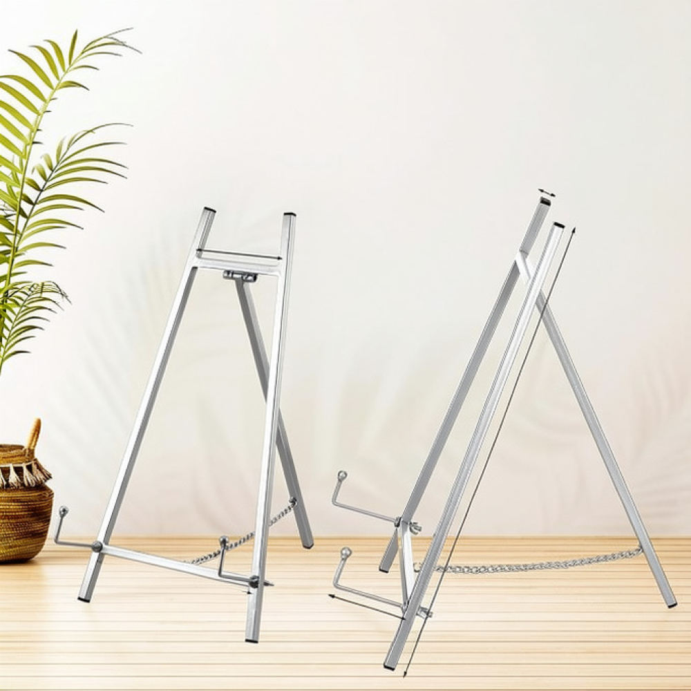 Painting Supplies - Chevalet d'art en métal portable pour