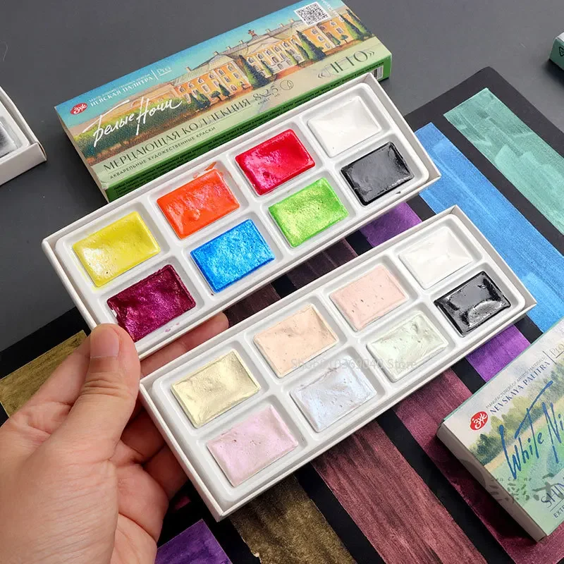 Ensemble de pigments d'interco - Watercolor Paint Set Solid Pigment avis et prix