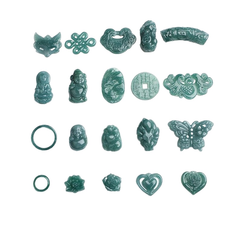 2 pièces, jadeite bleu naturel - Beading avis et prix