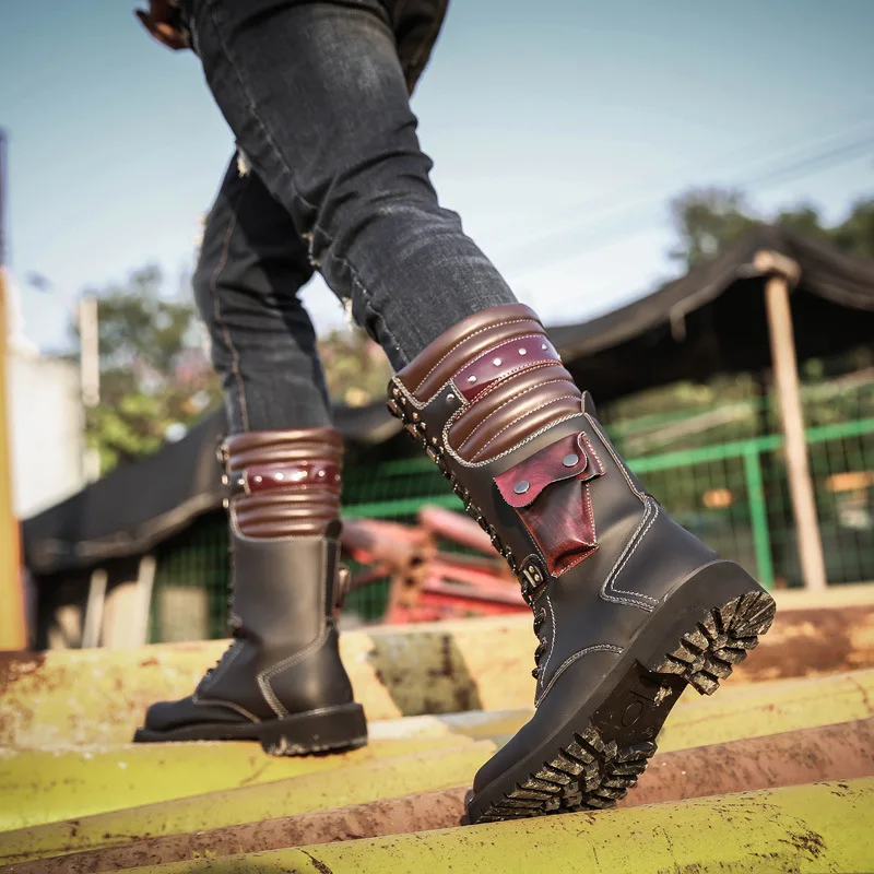 Hommes genou haute bottes en c - Craft Tools avis et prix